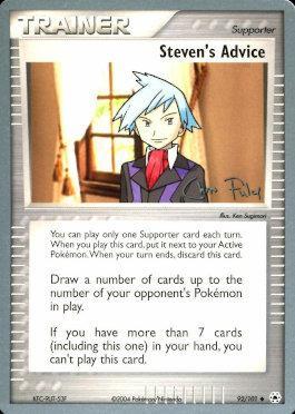 Steven's Advice (92/101) (Blaziken Tech - Chris Fulop) [World Championships 2004] - Card Brawlers | Quebec | Canada | Yu-Gi-Oh!