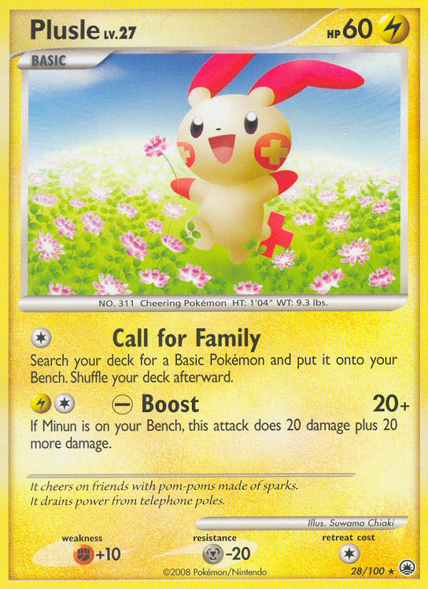 Plusle (28/100) [Diamond & Pearl: Majestic Dawn] - Card Brawlers | Quebec | Canada | Yu-Gi-Oh!