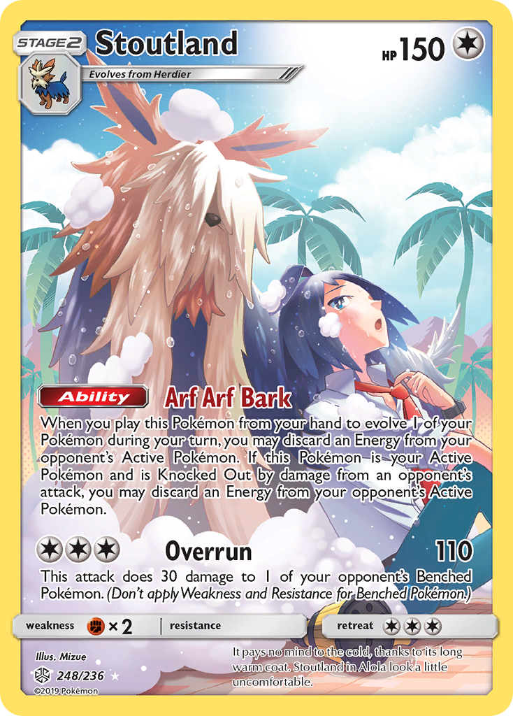 Stoutland (248/236) [Sun & Moon: Cosmic Eclipse] - Card Brawlers | Quebec | Canada | Yu-Gi-Oh!