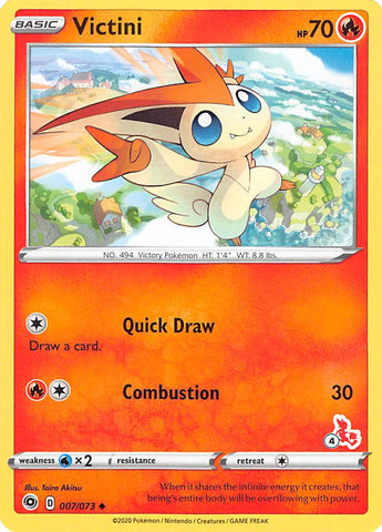 Victini (007/073) (Cinderace Stamp #4) [Battle Academy 2022] - Card Brawlers | Quebec | Canada | Yu-Gi-Oh!