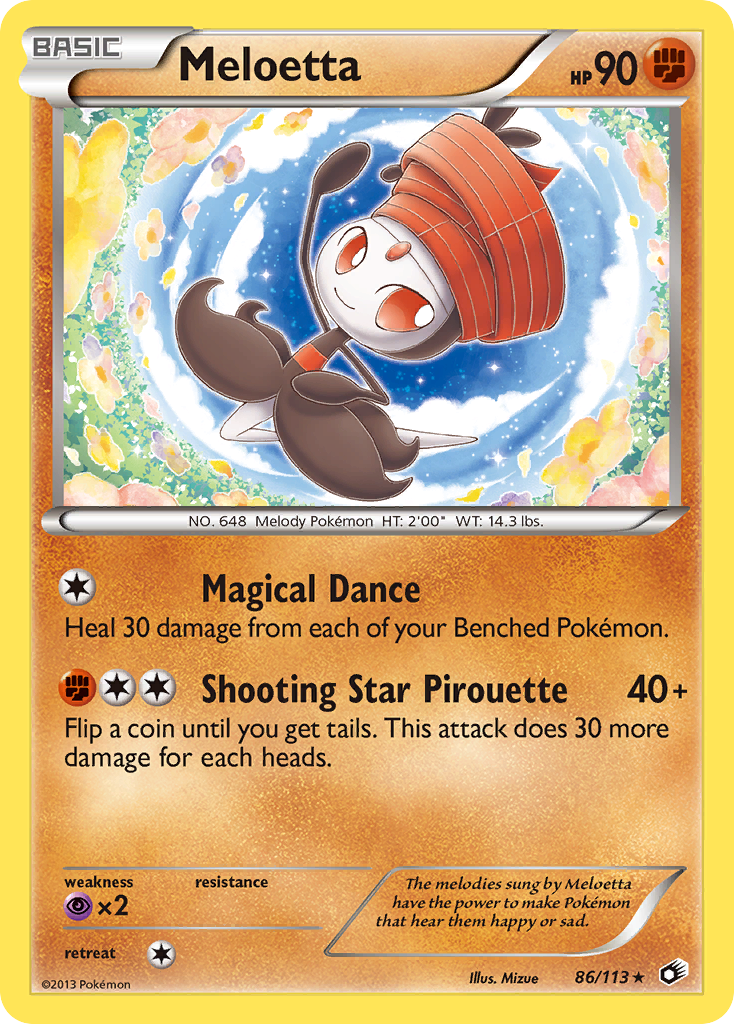 Meloetta (86/113) [Black & White: Legendary Treasures] - Card Brawlers | Quebec | Canada | Yu-Gi-Oh!