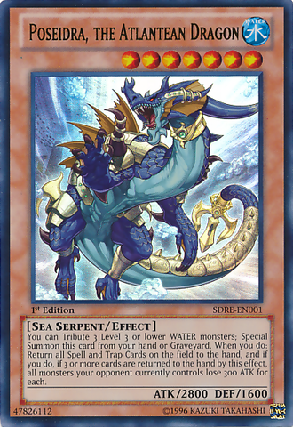 Poseidra, the Atlantean Dragon [SDRE-EN001] Ultra Rare - Card Brawlers | Quebec | Canada | Yu-Gi-Oh!