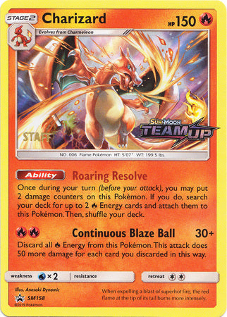 Charizard (SM158) (Staff) [Sun & Moon: Black Star Promos] - Card Brawlers | Quebec | Canada | Yu-Gi-Oh!