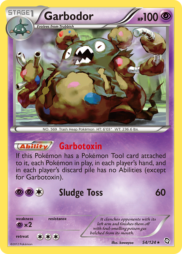 Garbodor (54/124) [Black & White: Dragons Exalted] - Card Brawlers | Quebec | Canada | Yu-Gi-Oh!