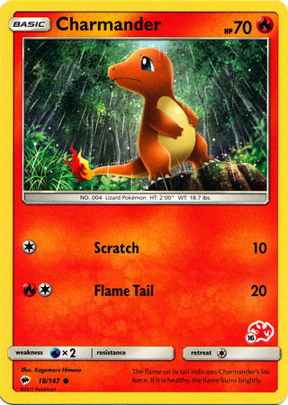 Charmander (18/147) (Charizard Stamp #16) [Battle Academy 2020] - Card Brawlers | Quebec | Canada | Yu-Gi-Oh!
