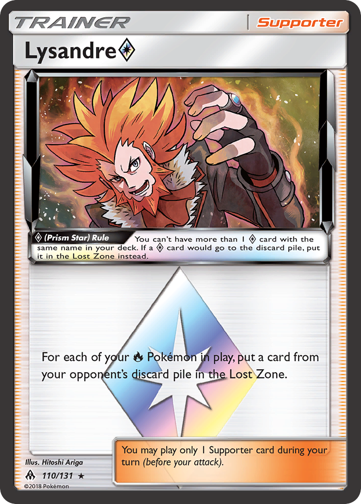 Lysandre (110/131) (Prism Star) [Sun & Moon: Forbidden Light] - Card Brawlers | Quebec | Canada | Yu-Gi-Oh!