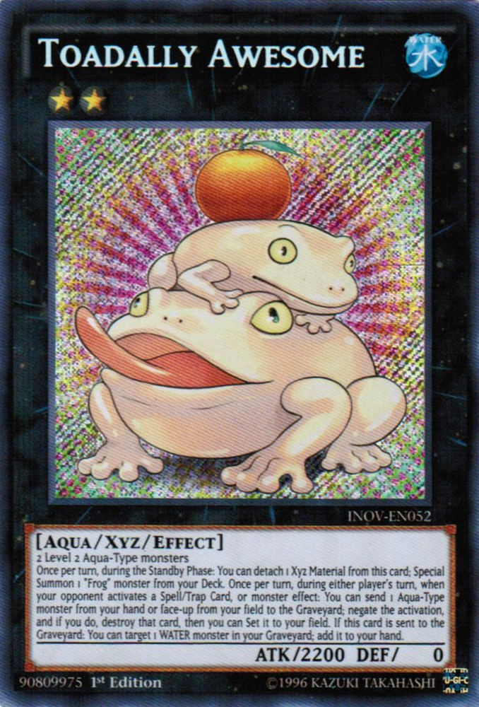 Toadally Awesome [INOV-EN052] Secret Rare - Card Brawlers | Quebec | Canada | Yu-Gi-Oh!