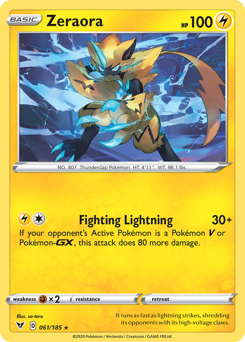 Zeraora (061/185) [Sword & Shield: Vivid Voltage] - Card Brawlers | Quebec | Canada | Yu-Gi-Oh!