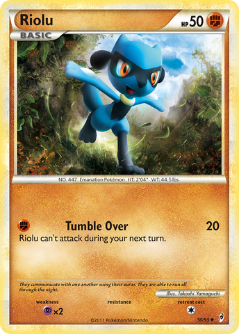 Riolu (50/95) [HeartGold & SoulSilver: Call of Legends] - Card Brawlers | Quebec | Canada | Yu-Gi-Oh!