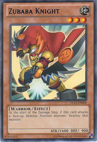 Zubaba Knight (Blue) [DL15-EN008] Rare - Card Brawlers | Quebec | Canada | Yu-Gi-Oh!