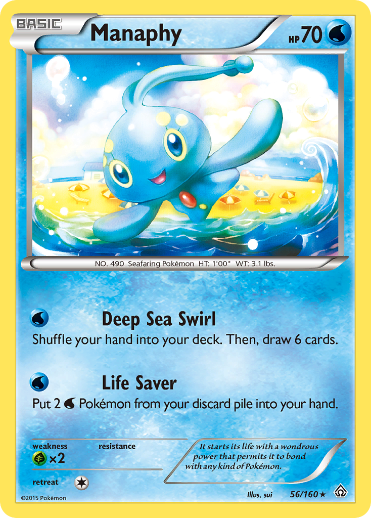 Manaphy (56/160) [XY: Primal Clash] - Card Brawlers | Quebec | Canada | Yu-Gi-Oh!