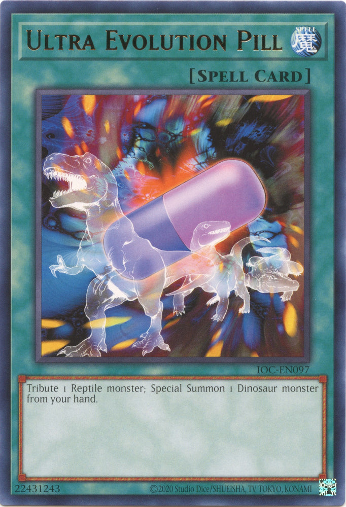 Ultra Evolution Pill (25th Anniversary) [IOC-EN097] Rare - Card Brawlers | Quebec | Canada | Yu-Gi-Oh!