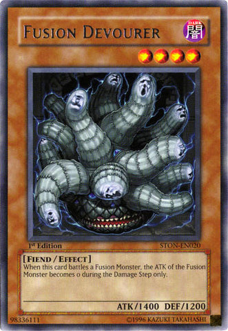 Fusion Devourer [STON-EN020] Rare - Card Brawlers | Quebec | Canada | Yu-Gi-Oh!