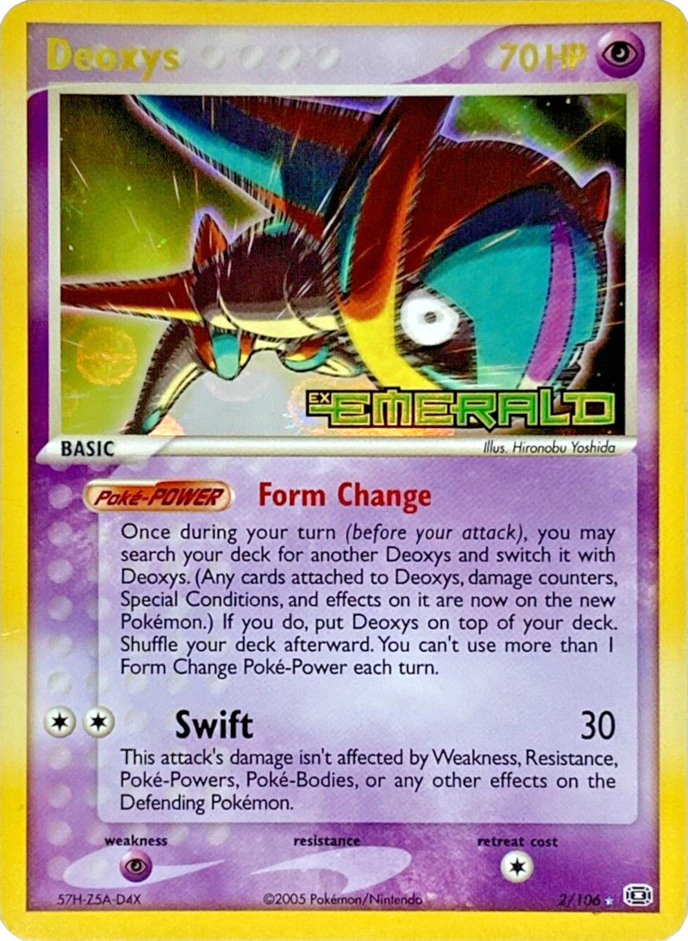 Deoxys (2/106) (Stamped) [EX: Emerald] - Card Brawlers | Quebec | Canada | Yu-Gi-Oh!