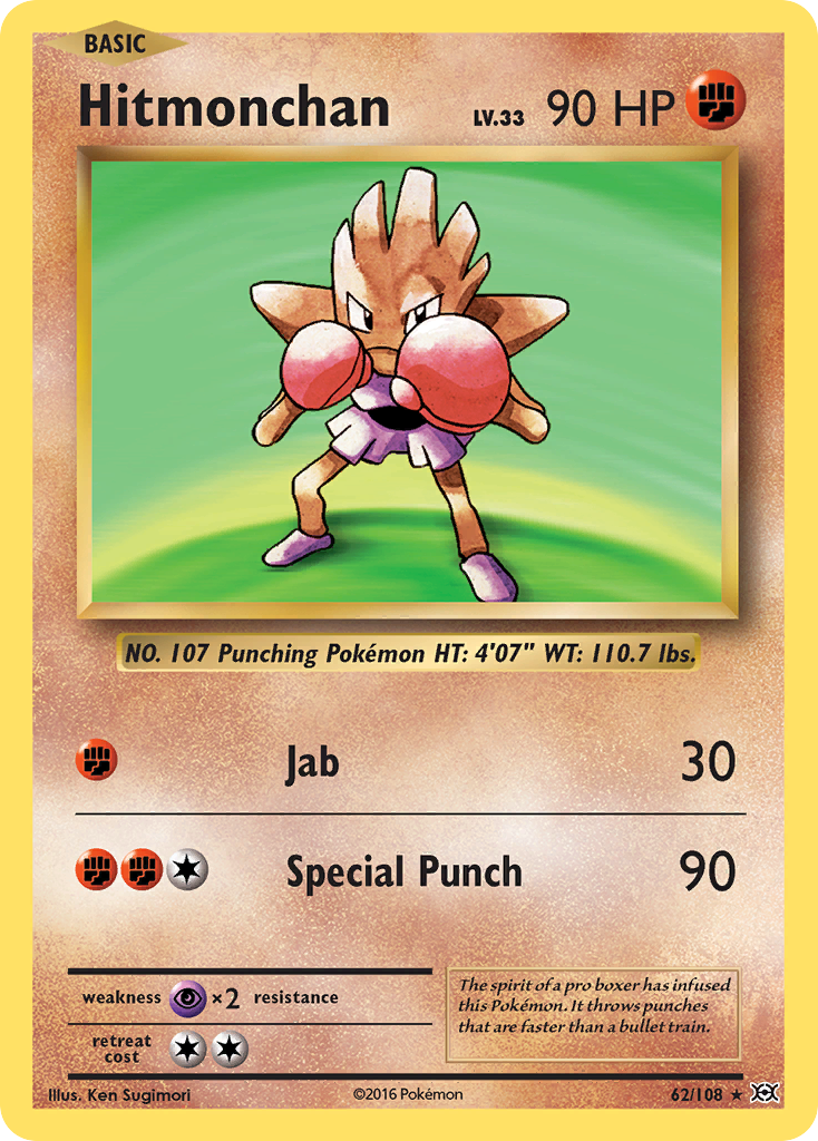 Hitmonchan (62/108) [XY: Evolutions] - Card Brawlers | Quebec | Canada | Yu-Gi-Oh!
