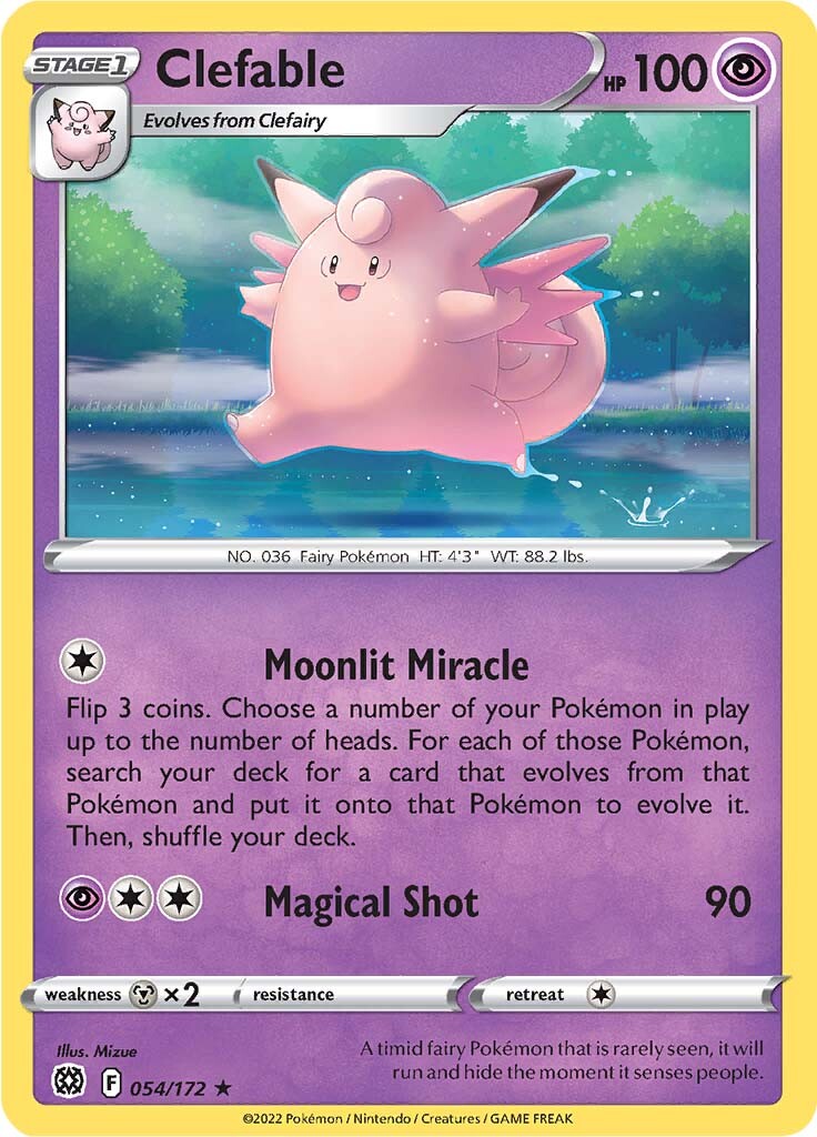 Clefable (054/172) [Sword & Shield: Brilliant Stars] - Card Brawlers | Quebec | Canada | Yu-Gi-Oh!