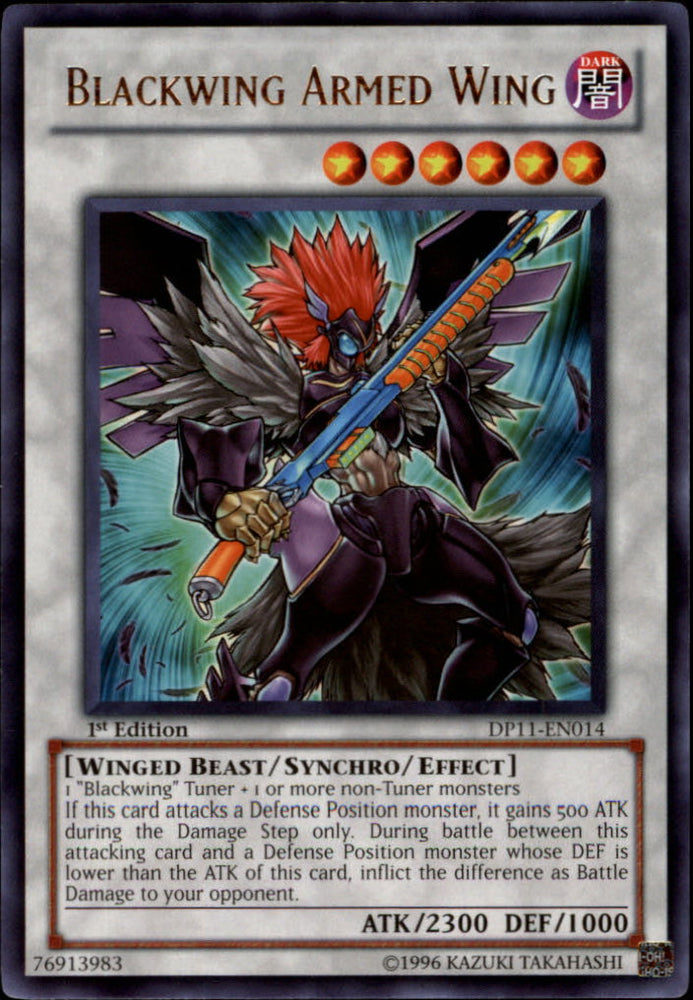 Blackwing Armed Wing [DP11-EN014] Rare - Yu-Gi-Oh! - Card Brawlers | Quebec | Canada |