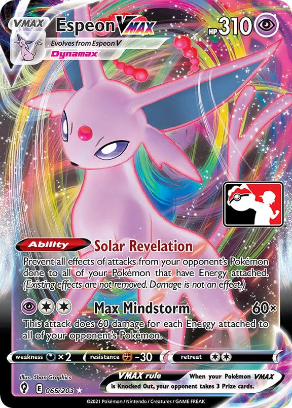 Espeon VMAX (065/203) [Prize Pack Series One] - Card Brawlers | Quebec | Canada | Yu-Gi-Oh!