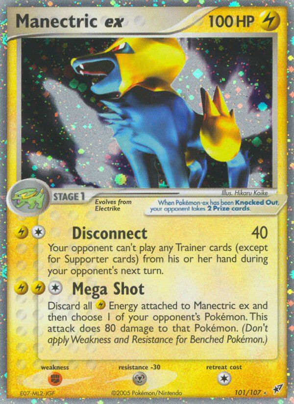 Manectric ex (101/107) [EX: Deoxys] - Card Brawlers | Quebec | Canada | Yu-Gi-Oh!