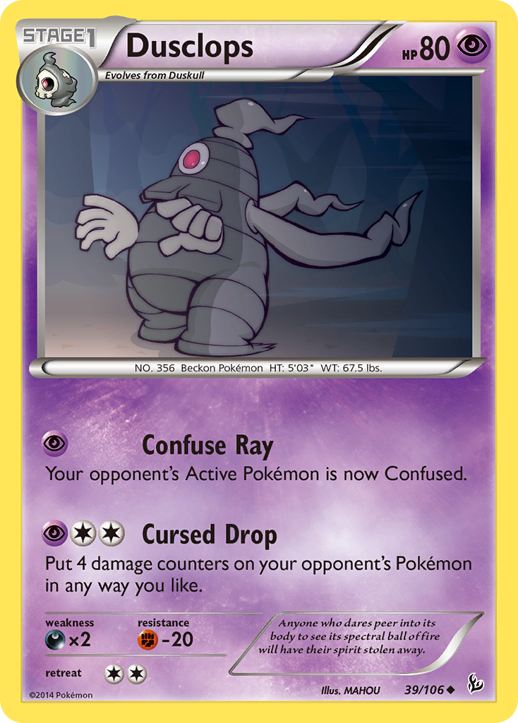 Dusclops (39/106) [XY: Flashfire] - Card Brawlers | Quebec | Canada | Yu-Gi-Oh!