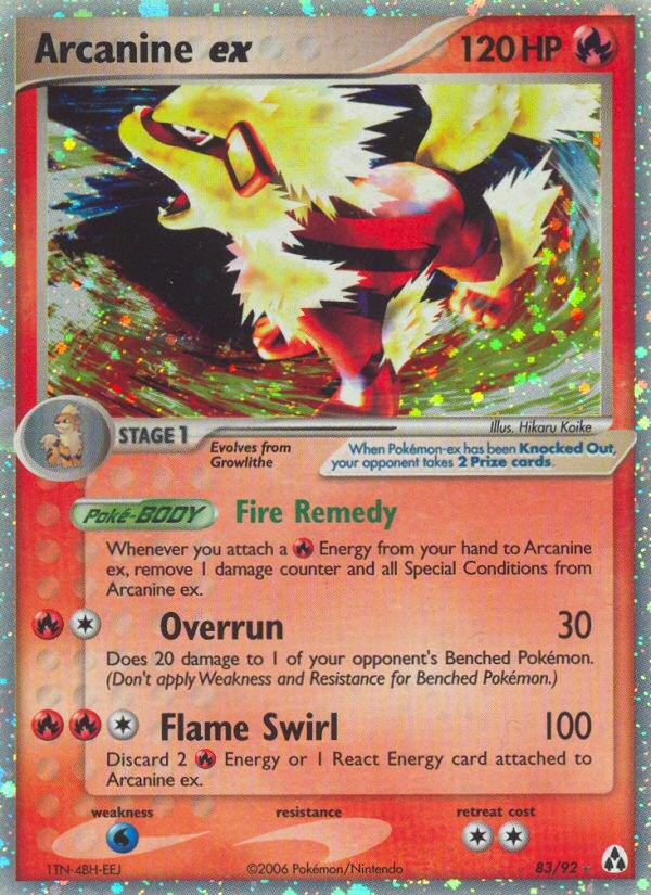 Arcanine ex (83/92) [EX: Legend Maker] - Card Brawlers | Quebec | Canada | Yu-Gi-Oh!