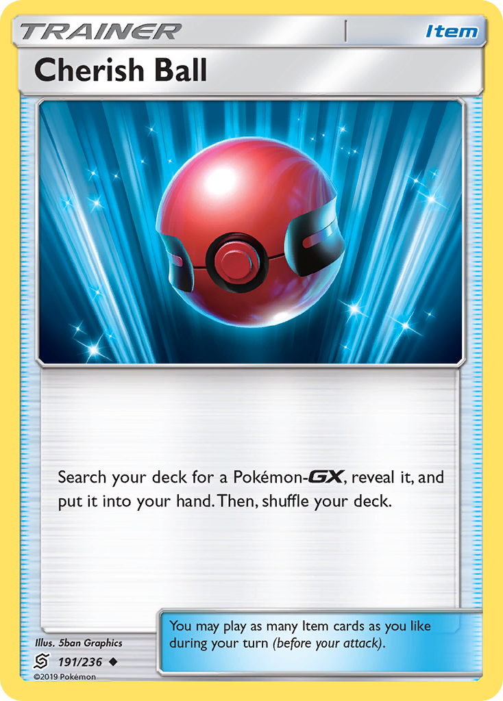 Cherish Ball (191/236) [Sun & Moon: Unified Minds] - Card Brawlers | Quebec | Canada | Yu-Gi-Oh!