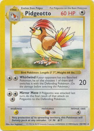 Pidgeotto (22/102) [Base Set Shadowless Unlimited] - Card Brawlers | Quebec | Canada | Yu-Gi-Oh!