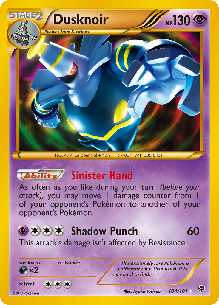 Dusknoir (104/101) [Black & White: Plasma Blast] - Card Brawlers | Quebec | Canada | Yu-Gi-Oh!