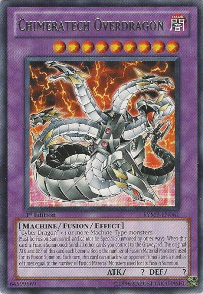 Chimeratech Overdragon [RYMP-EN061] Rare - Yu-Gi-Oh! - Card Brawlers | Quebec | Canada |