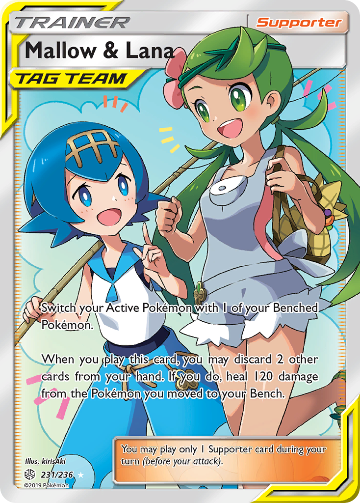 Mallow & Lana (231/236) [Sun & Moon: Cosmic Eclipse] - Card Brawlers | Quebec | Canada | Yu-Gi-Oh!