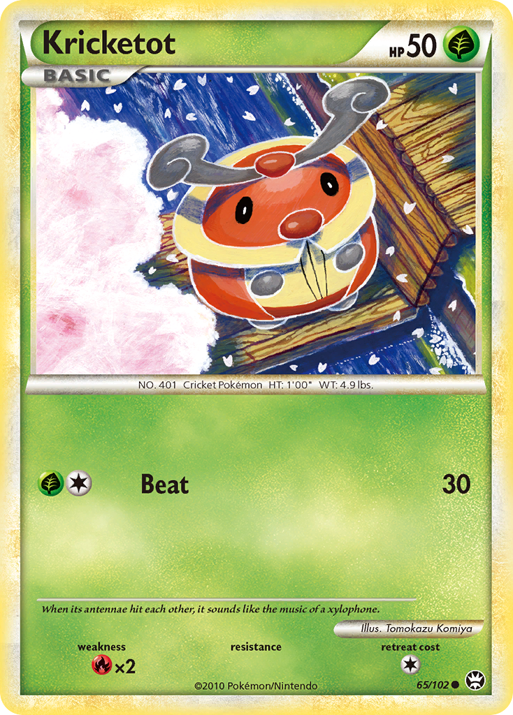 Kricketot (65/102) [HeartGold & SoulSilver: Triumphant] - Card Brawlers | Quebec | Canada | Yu-Gi-Oh!