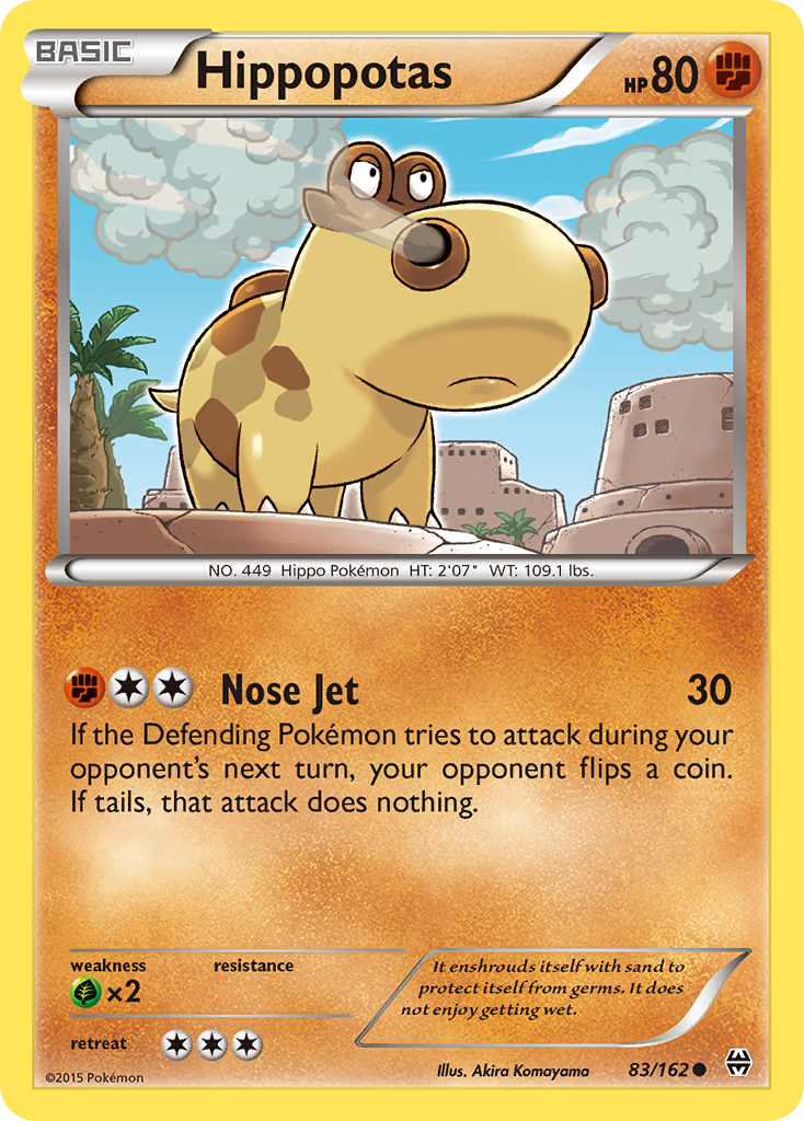 Hippopotas (83/162) [XY: BREAKthrough] - Card Brawlers | Quebec | Canada | Yu-Gi-Oh!