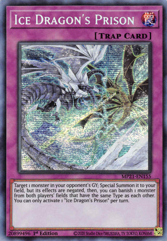 Ice Dragon's Prison [MP21-EN155] Prismatic Secret Rare - Card Brawlers | Quebec | Canada | Yu-Gi-Oh!