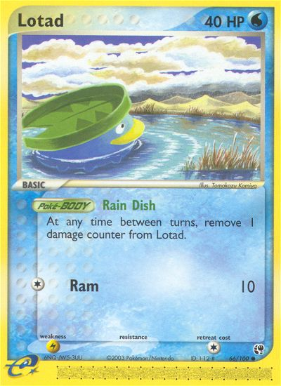 Lotad (66/100) [EX: Sandstorm] - Card Brawlers | Quebec | Canada | Yu-Gi-Oh!