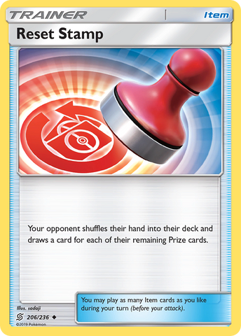 Reset Stamp (206/236) [Sun & Moon: Unified Minds] - Card Brawlers | Quebec | Canada | Yu-Gi-Oh!