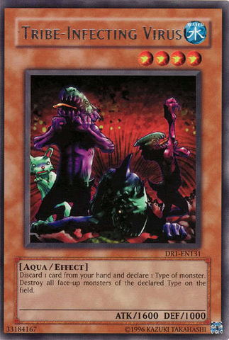 Tribe-Infecting Virus [DR1-EN131] Rare - Card Brawlers | Quebec | Canada | Yu-Gi-Oh!