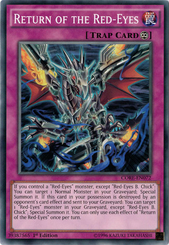 Return of the Red-Eyes [CORE-EN072] Common - Yu-Gi-Oh! - Card Brawlers | Quebec | Canada |