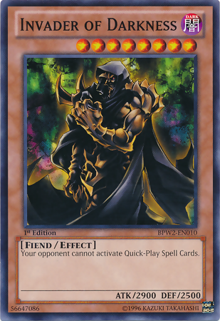 Invader of Darkness [BPW2-EN010] Common - Card Brawlers | Quebec | Canada | Yu-Gi-Oh!