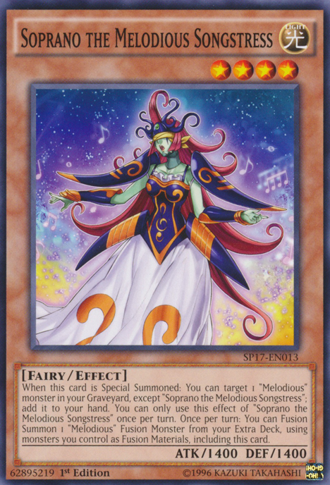 Soprano the Melodious Songstress [SP17-EN013] Common - Card Brawlers | Quebec | Canada | Yu-Gi-Oh!
