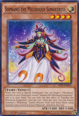 Soprano the Melodious Songstress [SP17-EN013] Common - Yu-Gi-Oh! - Card Brawlers | Quebec | Canada |