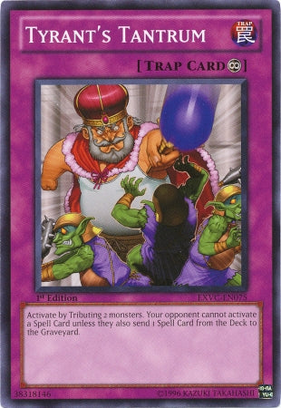 Tyrant's Tantrum [EXVC-EN075] Common - Card Brawlers | Quebec | Canada | Yu-Gi-Oh!