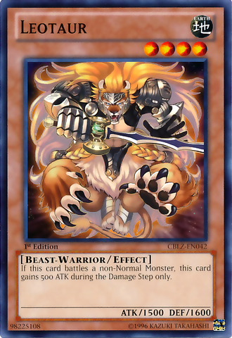 Leotaur [CBLZ-EN042] Common - Card Brawlers | Quebec | Canada | Yu-Gi-Oh!