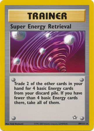 Super Energy Retrieval (89/111) [Neo Genesis Unlimited] - Card Brawlers | Quebec | Canada | Yu-Gi-Oh!