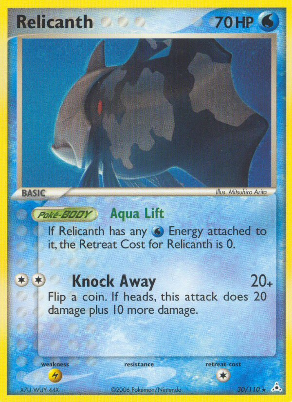 Relicanth (30/110) [EX: Holon Phantoms] - Card Brawlers | Quebec | Canada | Yu-Gi-Oh!