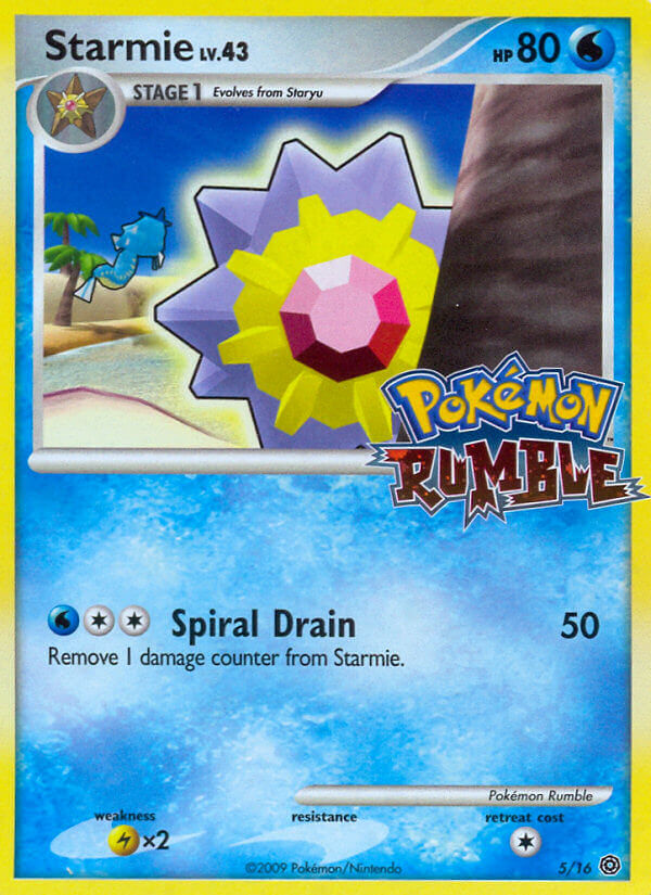 Starmie (5/16) [Pokémon Rumble] - Card Brawlers | Quebec | Canada | Yu-Gi-Oh!