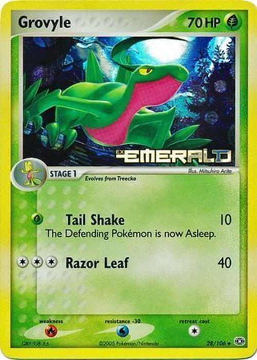 Grovyle (28/106) (Stamped) [EX: Emerald] - Card Brawlers | Quebec | Canada | Yu-Gi-Oh!