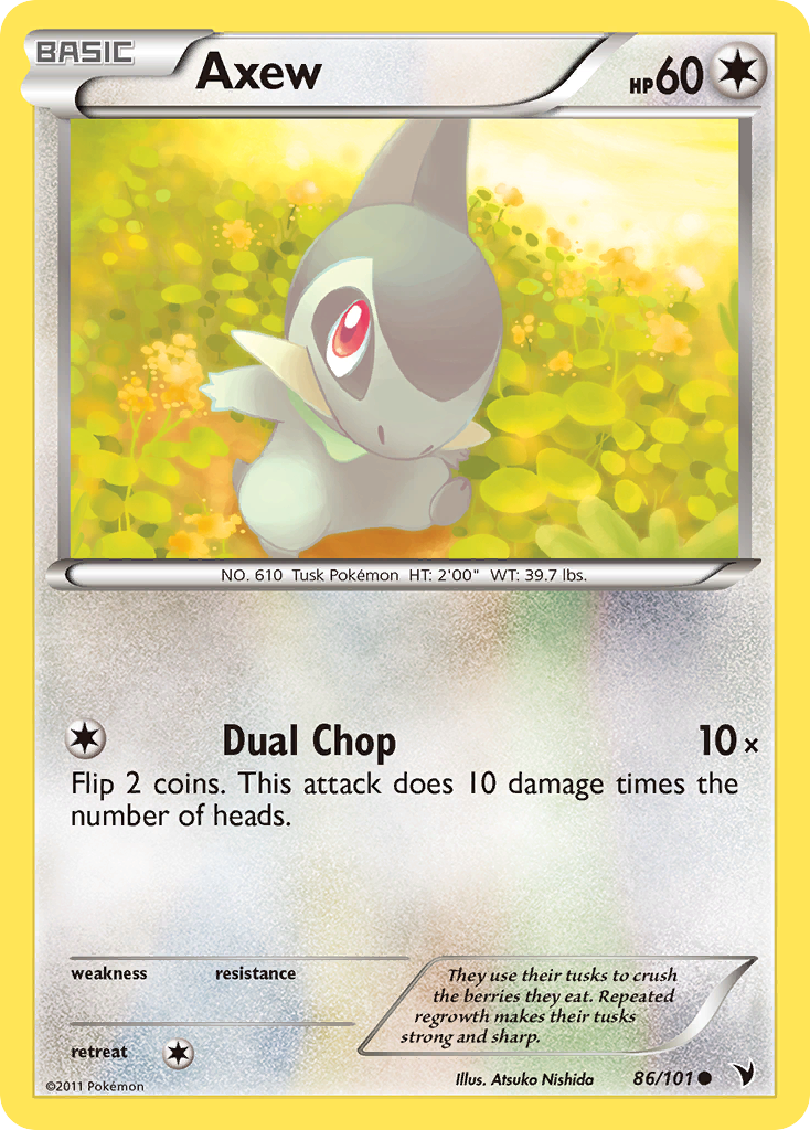 Axew (86/101) [Black & White: Noble Victories] - Card Brawlers | Quebec | Canada | Yu-Gi-Oh!
