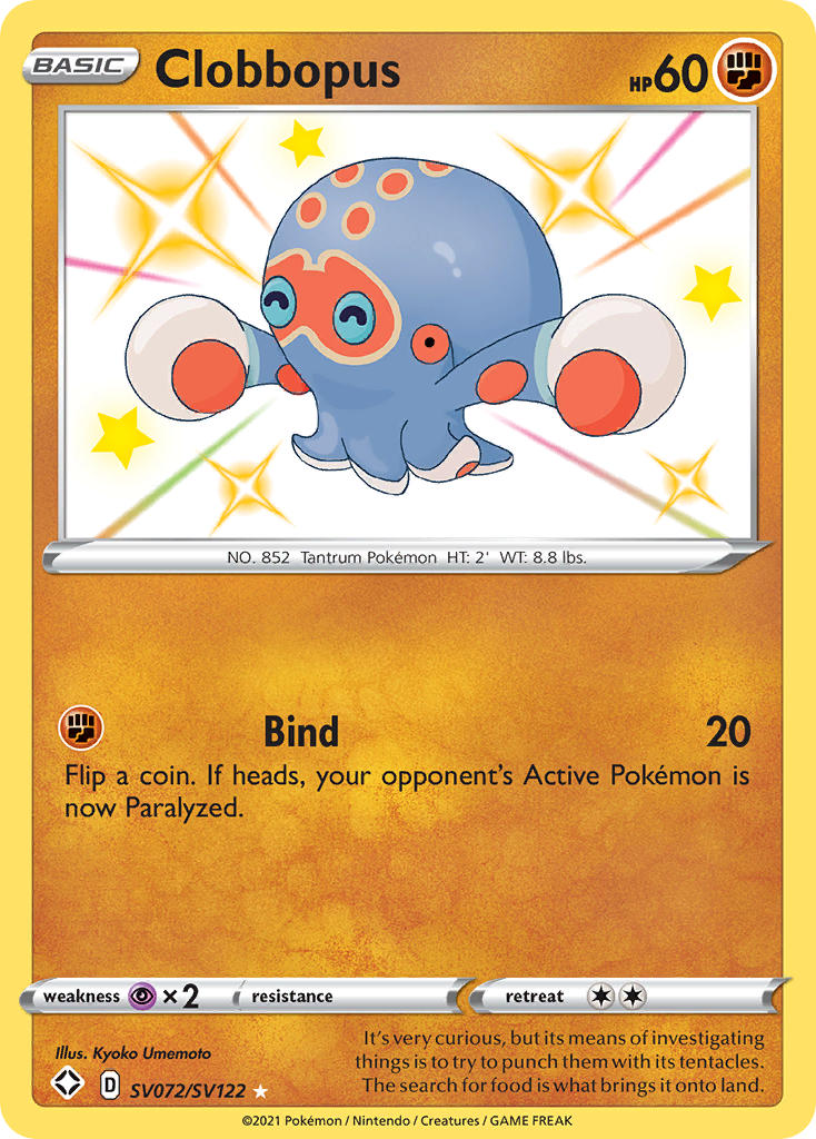 Clobbopus (SV072/SV122) [Sword & Shield: Shining Fates] - Card Brawlers | Quebec | Canada | Yu-Gi-Oh!