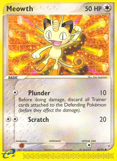 Meowth (42/95) [EX: Team Magma vs Team Aqua] - Card Brawlers | Quebec | Canada | Yu-Gi-Oh!
