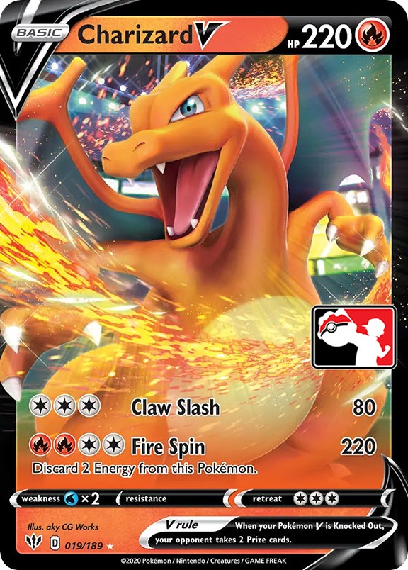 Charizard V (019/189) [Prize Pack Series One] - Card Brawlers | Quebec | Canada | Yu-Gi-Oh!
